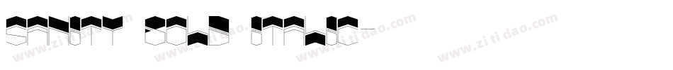 Sanity Bold Italic字体转换